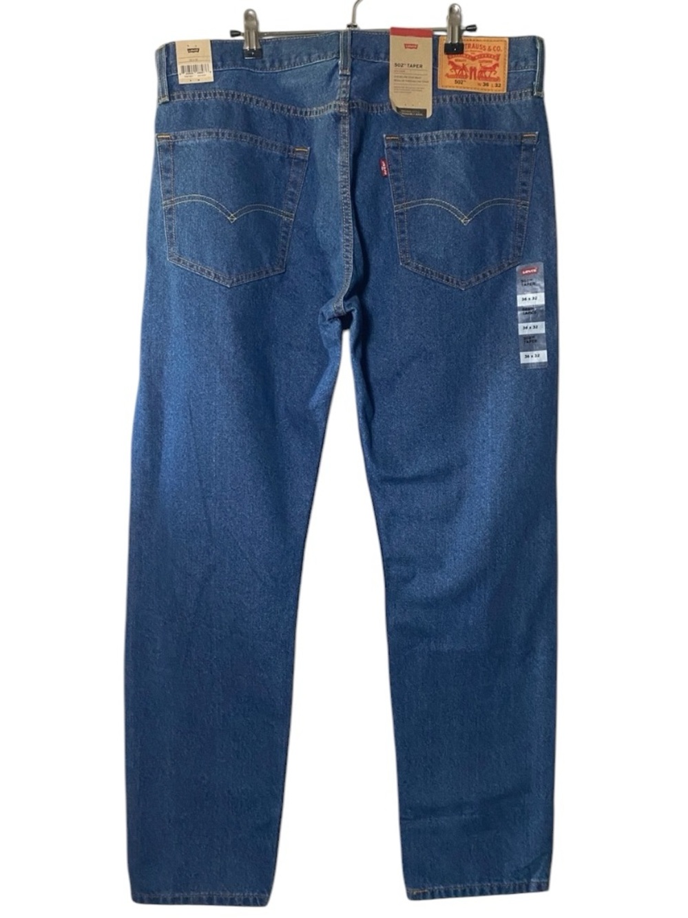 Levi’s 502 Taper Jeans NWT Men’s 36x32 Blue Medium Wash Denim Cotton Blend